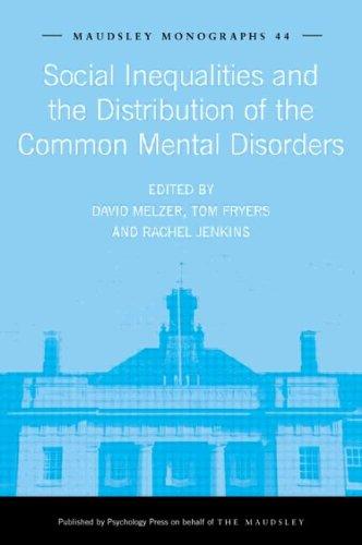 Cover for Social Inequalities and the Distribution of the Common Mental Disorders