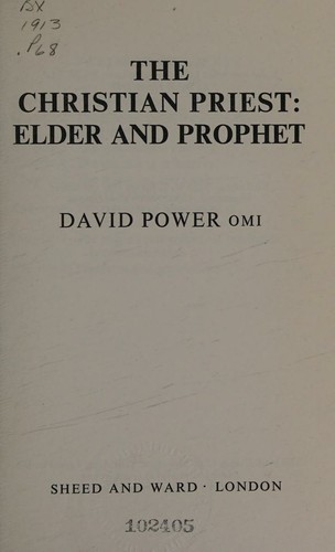 Cover for The Christian priest
