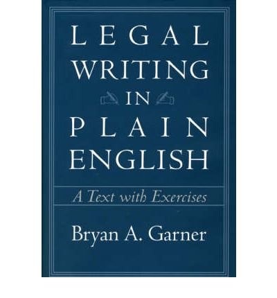 Cover for Legal Writing in Plain English