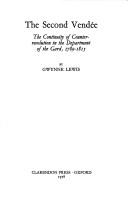 Cover for The second Vendée