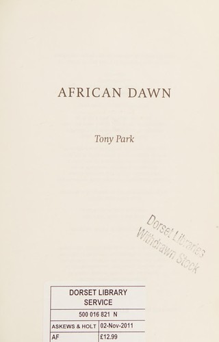 Cover for African Dawn