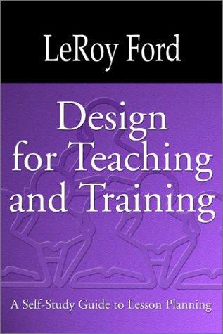 Cover for Design for Teaching and Training