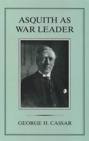 Cover for Asquith as war leader