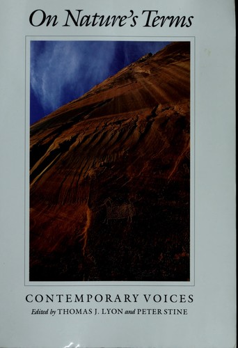Cover for On nature's terms
