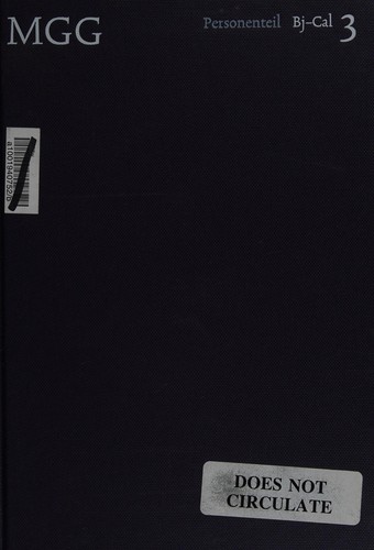 Cover for Die Musik in Geschichte und Gegenwart.