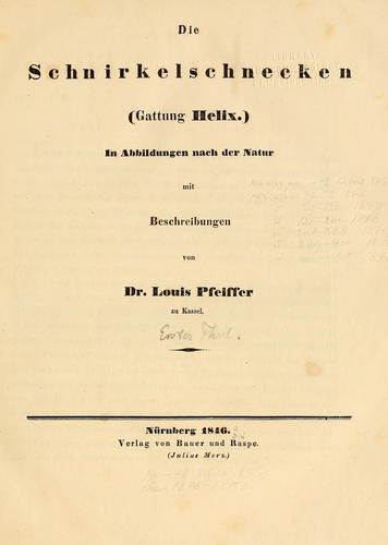 Cover for Systematisches Conchylien-cabinet