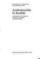Cover for Ausländerpolitik im Konflikt