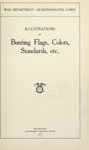 Cover for Illustrations of bunting flags, colors, standards, etc.