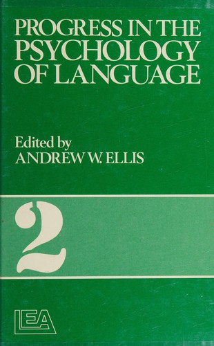 Cover for Progress in the psychology of language