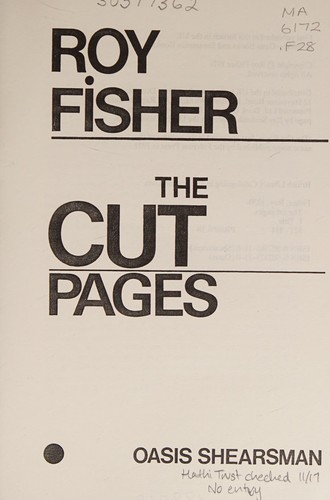 Cover for The Cut Pages