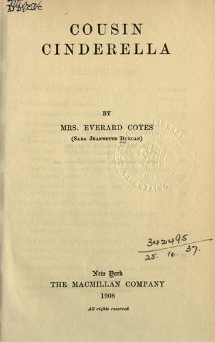 Cover for Cousin Cinderella