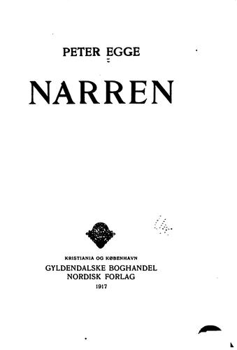 Cover for Narren.