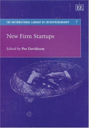 Cover for New Firm Startups (International Library of Entrepreneurship)
