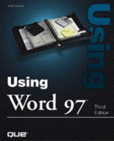 Cover for Using Microsoft Word 97
