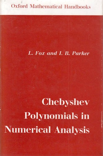 Cover for Chebyshev polynomials in numerical analysis