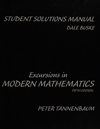 Cover for Excursions in Modern Mathematics