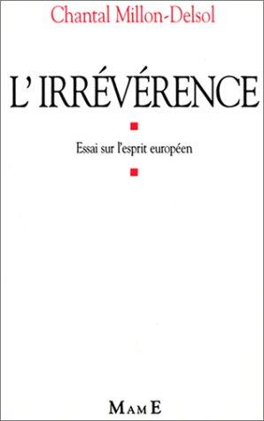 Cover for L' irrévérence