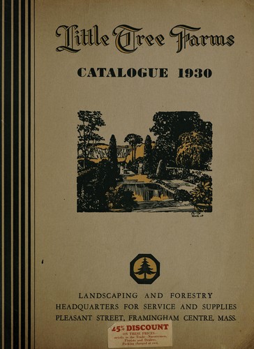 Cover for Catalogue 1930
