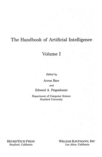 Cover for The Handbook of Artifical Intelligence (Volumes 1-3)