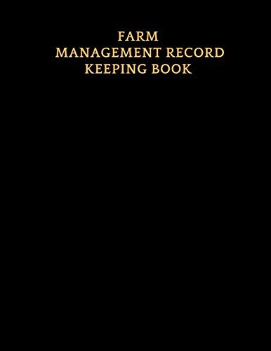 Cover for Farm management record keeping book