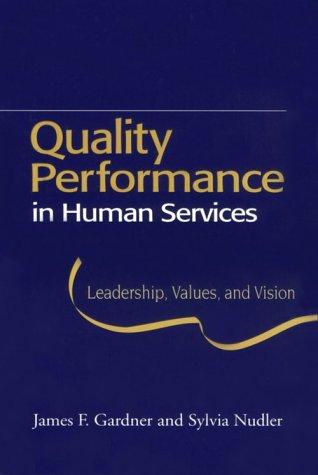 Cover for Quality Performance in Human Services