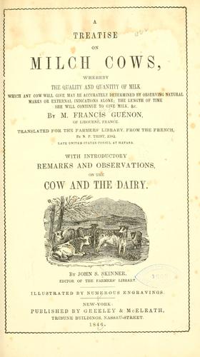Cover for A treatise on milch cows