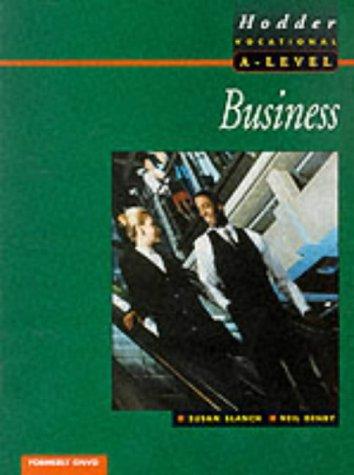 Cover for Advanced Gnvq Business (Hodder Vocational A-level)