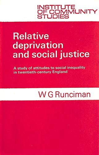 Cover for Relative deprivation and social justice