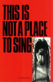 Cover for This Is Not a Place to Sing