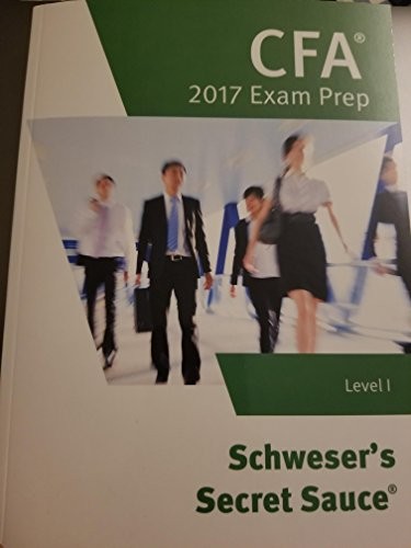 Cover for CFA Level 1 Secret Sauce