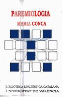 Cover for Paremiologia