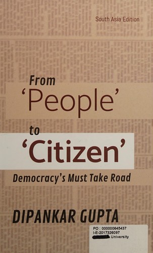 Cover for FROM PEOPLE TO CITIZEN (HB)