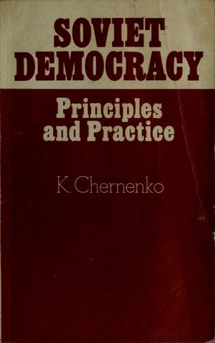 Cover for Soviet democracy