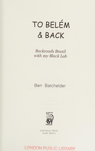Cover for To Belém & back