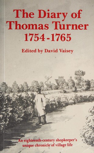 Cover for The diary of Thomas Turner 1754-1765