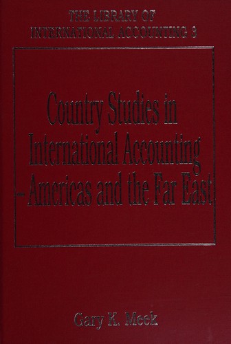 Cover for Country Studies in International Accounting