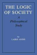 Cover for The logic of society
