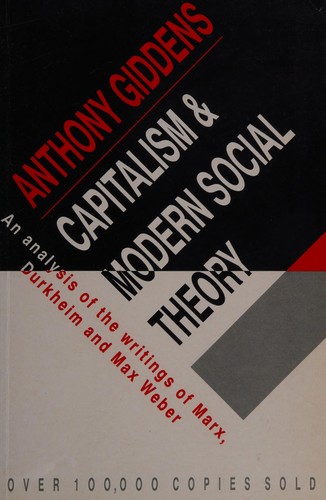 Cover for Capitalism and modern social theory