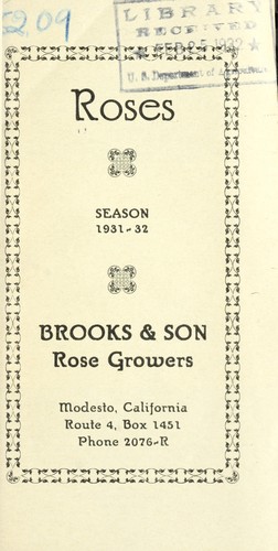 Cover for Roses, season 1931-32