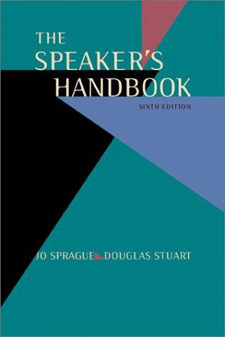 Cover for The speaker's handbook