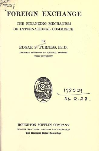 Cover for Foreign exchange