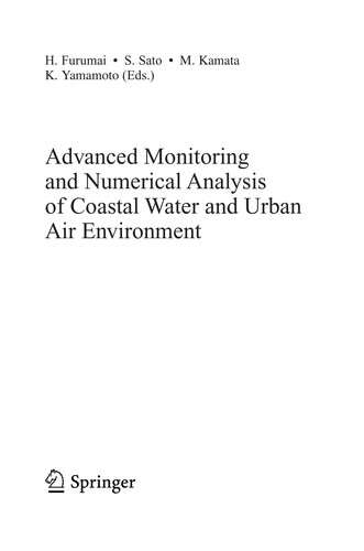 Cover for Advanced Monitoring and Numerical Analysis of Coastal Water and Urban Air Environment