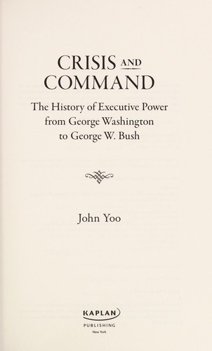 Cover for Crisis and command