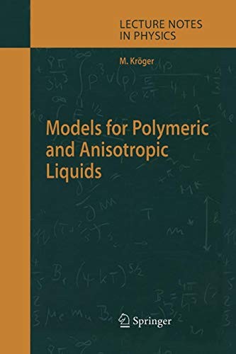 Cover for Models for Polymeric and Anisotropic Liquids