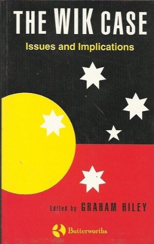 Cover for The Wik case