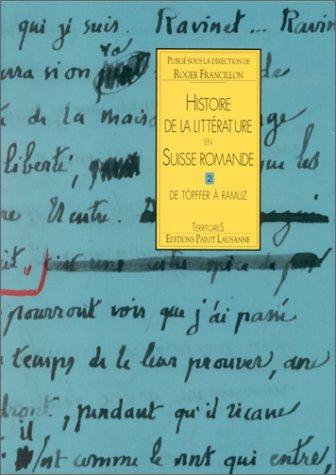 Cover for Histoire de la littérature en Suisse romande, tome 2 