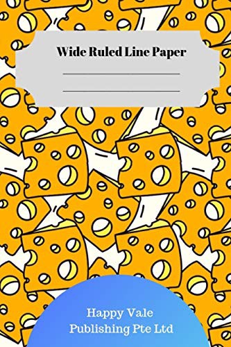 Cover for Cute Cheese Theme Wide Ruled Line Paper