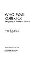 Cover for Who was Roberto?