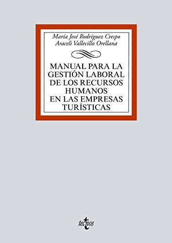 Cover for Manual para la gestión laboral de los recursos humanos en las empresas turísticas
