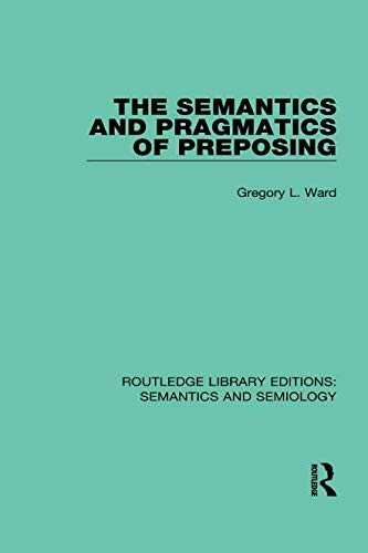 Cover for Routledge Library Editions : Semantics and Semiology